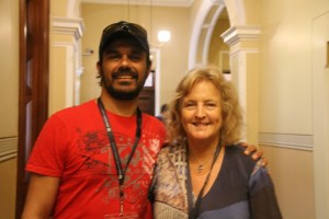Aaron Pedersen, Indigenous Australian actor  - star of "Mystery Road", directed by Ivan Sen. (2013)  Aaron was nominated in the Best Actor category, at the Asia Pacific Awards, 2012.