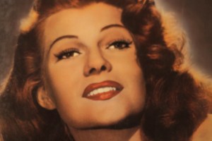Portrait of Rita Hayworth from The Kobal Collection.